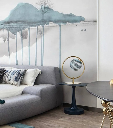 Настольная лампа LORD 41*48, шампанское золото, металл.