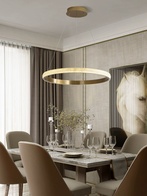 Люстра подвесная, медь, ПММА, NATA 100*100 металл, LED.