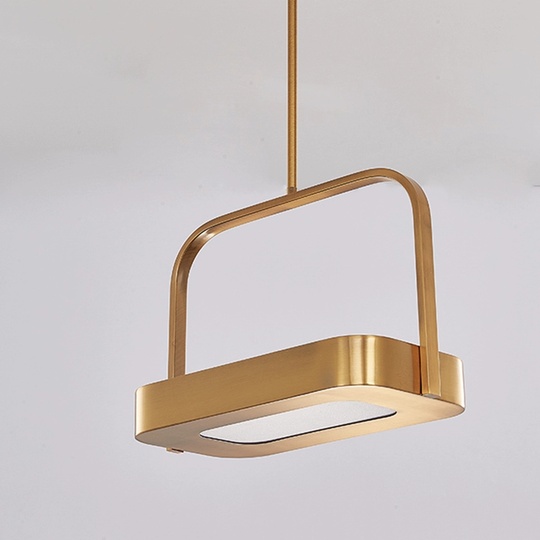 Люстра медная Elexor, металл, 38*27 см, светодиодная, LED