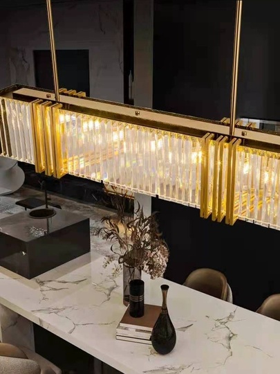 Светильник подвесной, золотой Azelyx, металл, 120*25 см, E14