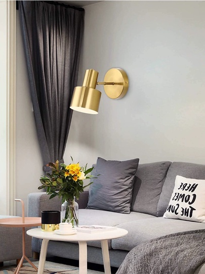 Настенный светильник OLIRA, Бра,  16*21, медь, металл, Е27.