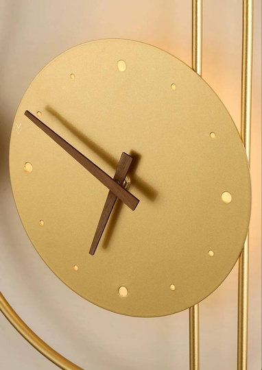 Настенный светильник, Бра, GABRIEL 57*57, песочное золото, черный, металл, LED.