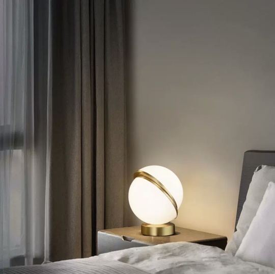 Лампа настольная круглая Mini Crescent, 32*33 см, светодиодная, E27