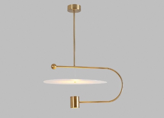 Светильник подвесной, бронза, Ellevap, металл, 45*38 см, LED