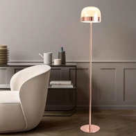 Торшер розовое золото Virella, 24*135 см, LED, металл, 10 Вт