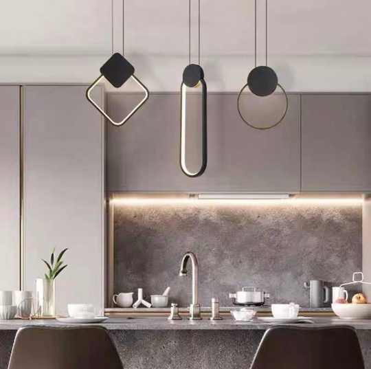 Светильник потолочный, черный, Alunexa, металл, 24*28 см, светодиодная, LED