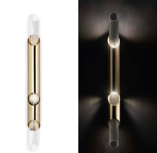 Настенный светильник, Бра, KEITH 80*75 бронза, металл, стекло, G9.