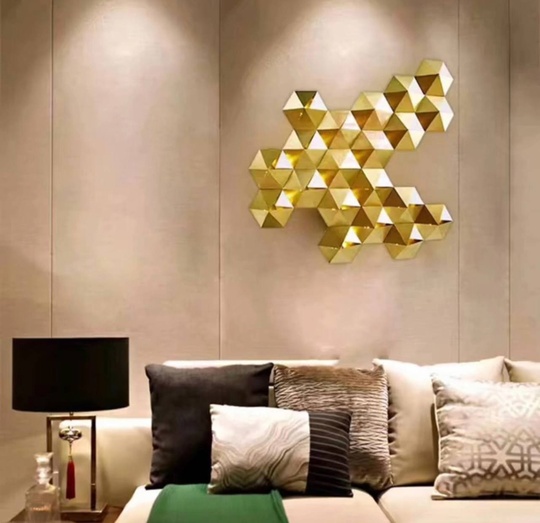 Настенный светильник, БРА BARIS 92*78, бронза, металл, LED.