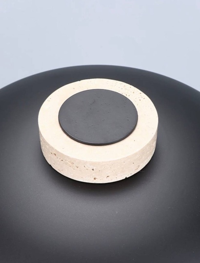 Настольная лампа SOLARA 21*35 мрамор, бежевый