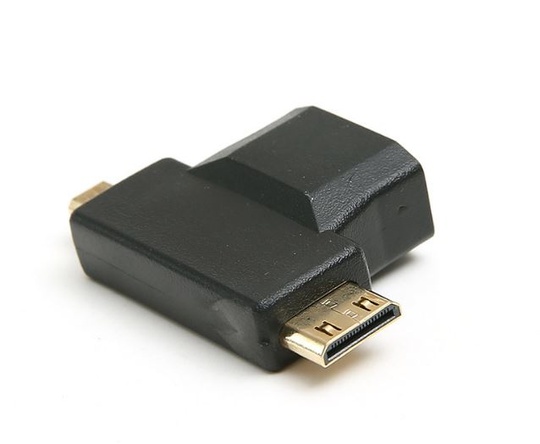 Тройной переходник HDMI-Micro HDMI- Mini HDMI