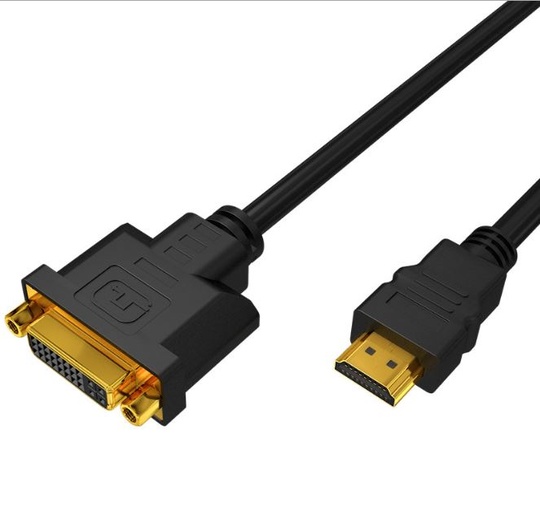 Кабель HDMI-DVI 24+5 (0.3 м)