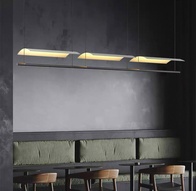 Люстра черный, белый Elysor, металл, 297*13 см, светодиодная, LED