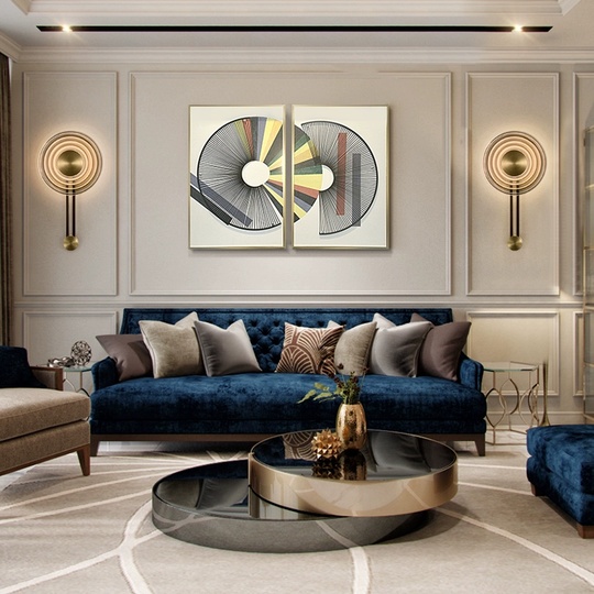 Настенный светильник бронза АМIRA, Бра, 35*65, стекло, металл, LED.