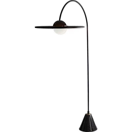 Торшер, черный, Donati 200*140, светодиодный, Е27, металл, мрамор, ПММА