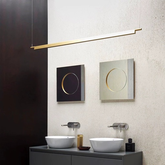 Люстра медная Virex, металл, 120*200 см, светодиодная, led