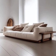 Прямой диван Elizabeth темный орех, ткань, 220*100*80 см