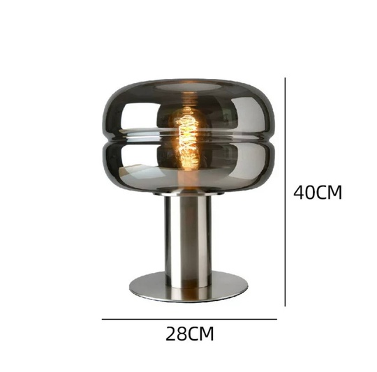 Настольная лампа LYO 28*40, дымчатый пепел