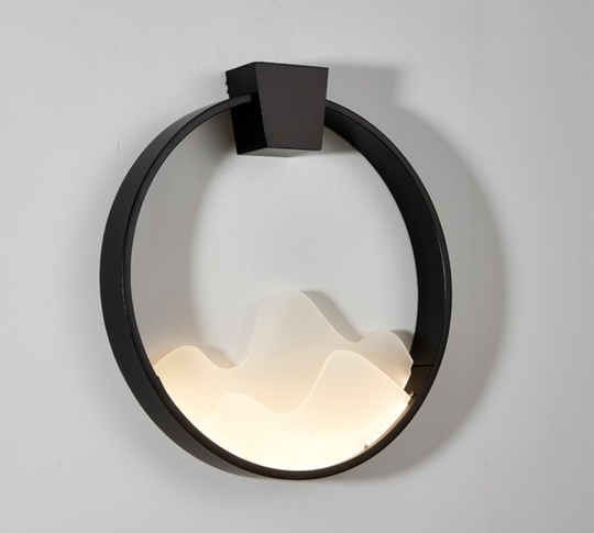 Настенный светильник черный, Lightstar Enna, 30 см, LED, 8 Вт