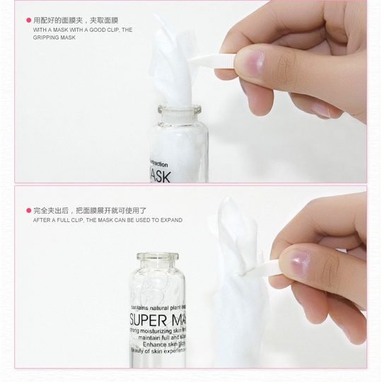 Увлажняющая маска с экстрактом розы в ампуле Super mask