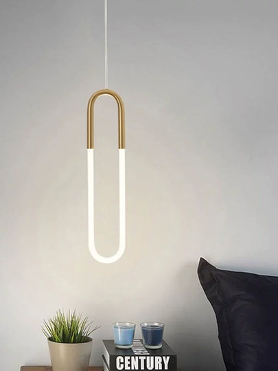 Светильник подвесной, бронзовый, Eldrisign, металл, 14*40 см, светодиодная, LED