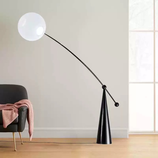 Торшер черный Altrexx, 150*175 см, LED, E27, металл, 14 Вт