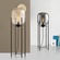 Торшер черный Elevora, 45*140 см, LED, Е27, металл, 5 Вт
