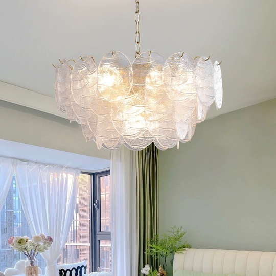 Люстра подвесная, медный, стекло, PERSPICACIOUS 50*26, металл, E14.