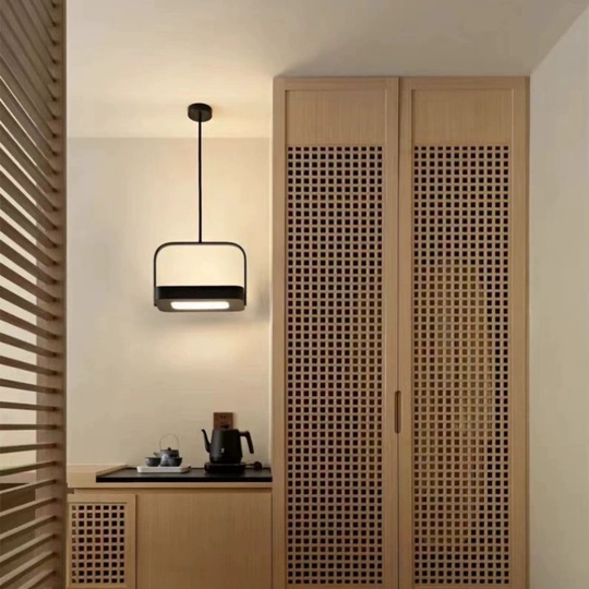 Люстра черная Eloraq, металл, 30*27 см, светодиодная, LED