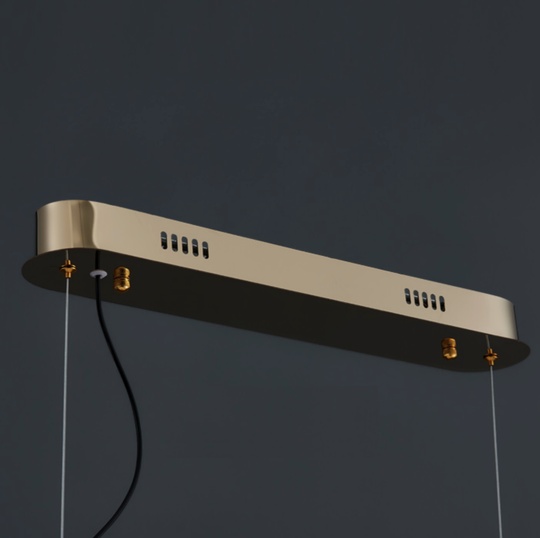 Подвесной светильник MAI HE MAI золотой, 5 колец. Natural light - светильник 5 колец, LED, 15 Вт