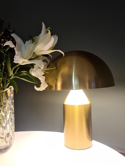 Настольная лампа золото ATOLLO, 38*55 см