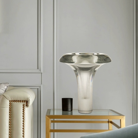 Настольная лампа, песочная TINA 33*43, акрил, стекло