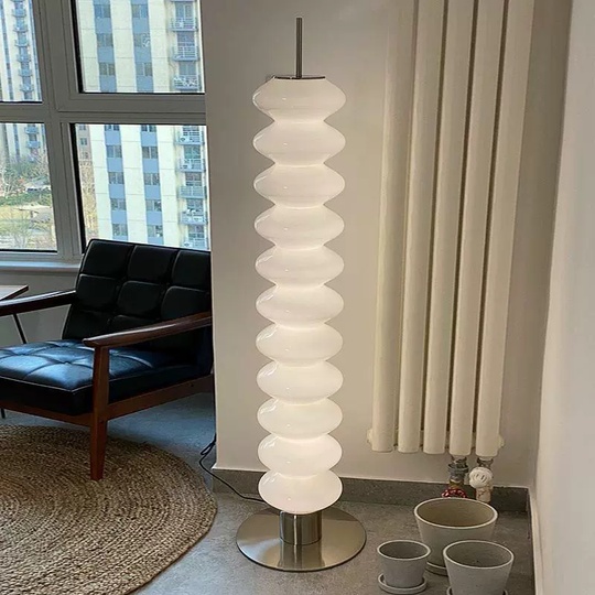 Торшер серебро Aelorith, 40*155 см, LED, металл, 36 Вт
