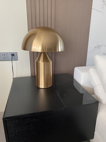 Настольная лампа золото ATOLLO, 38*55 см