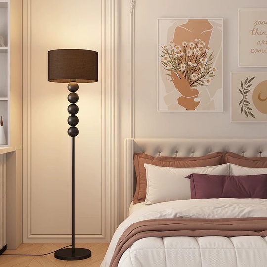 Торшер черный Elyxo, 35*35*165 см, LED, Е27, металл, 20 Вт