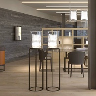 Торшер черный Velyon, 32*145 см, LED, кнопка, металл, 14 Вт