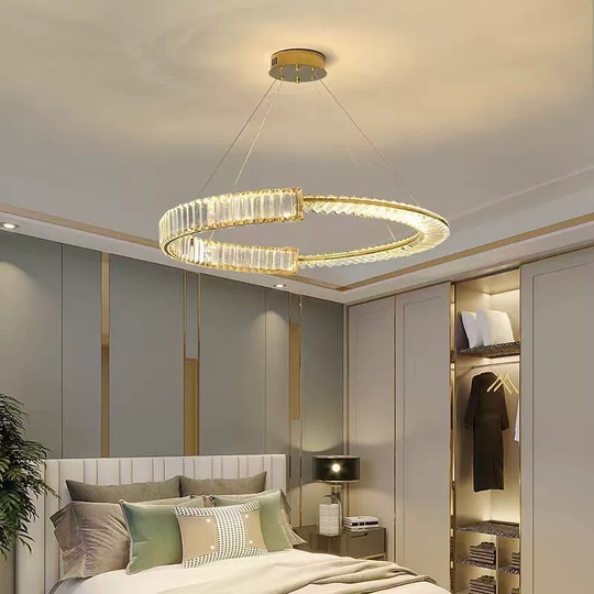 Люстра подвесная, медный, кристалл, AYSIN 60*80, металл, LED.