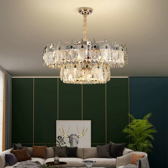 Подвесной светильник KUDRET 80*38, золотой, стекло, Е14.