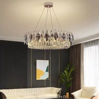 Подвесной светильник BURAK 100*20, золотой, кристалл, металл,  LED.