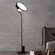 Торшер, черный, белый, Setter 165*35, LED, металл, ПММА