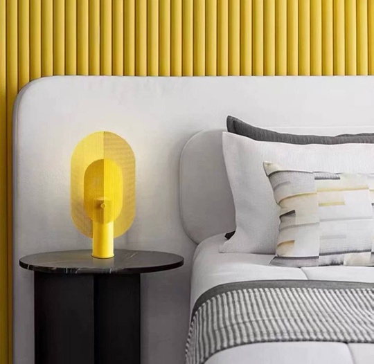 Настольная лампа HELICOPTER 20*40, металл, желтый