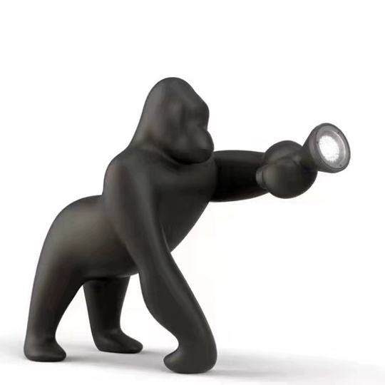 Торшер Кинг Конг чёрный. KONG 70*53 см, LED, 5 Вт