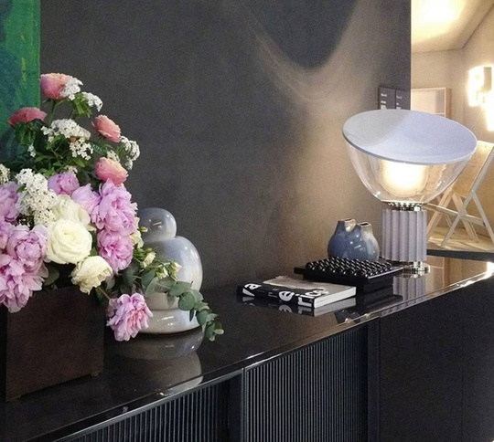 Настольная лампа CHUCK 37*50, серебристый, металл, Е27.