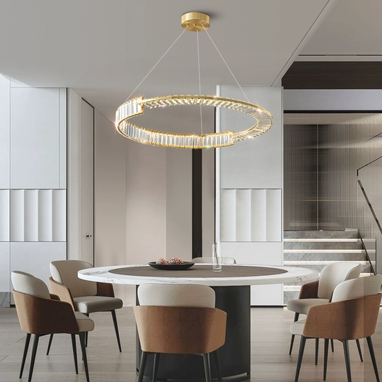 Люстра подвесная, медный, кристалл, AYSIN 100*80, металл, LED.