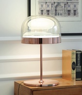 Розовая настольная лампа Equatore, 60*36 см