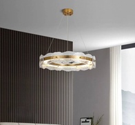 Светильник подвесной бронзовый Elviku, металл, трос 150 см, 100*13 см, LED