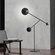 Напольный светильник черный CINETIQUE LIGNE ROSET, LED, 12 Вт