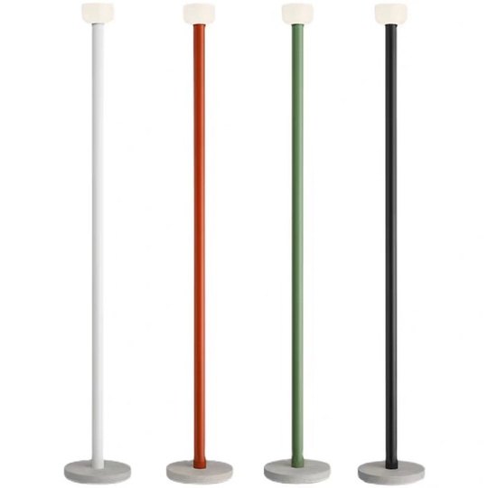 Торшер зеленый Elevith, 25*178 см, LED, мрамор металл, 10 Вт