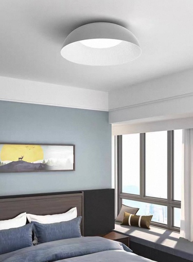 Потолочный светильник белый Elythar, металл, 65*16.5 см, светодиодная, LED