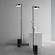 Торшер черный Lumen, 28*28*165 см, LED, ПММА, мрамор, 10 Вт
