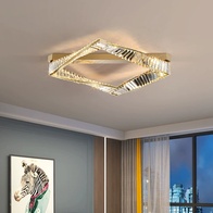 Потолочный светильник, бронза, хрусталь, TADDLE 58*52 металл, LED